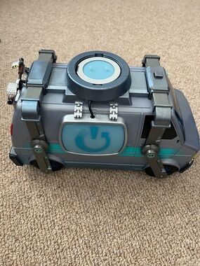 Fortnite Reboot Van Gray and Teal with Power Button Graphic